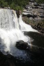 Blackwater Falls with rainbow